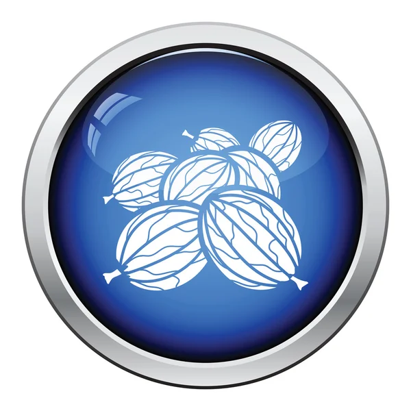 Icona di uva spina illustrazione . — Vettoriale Stock