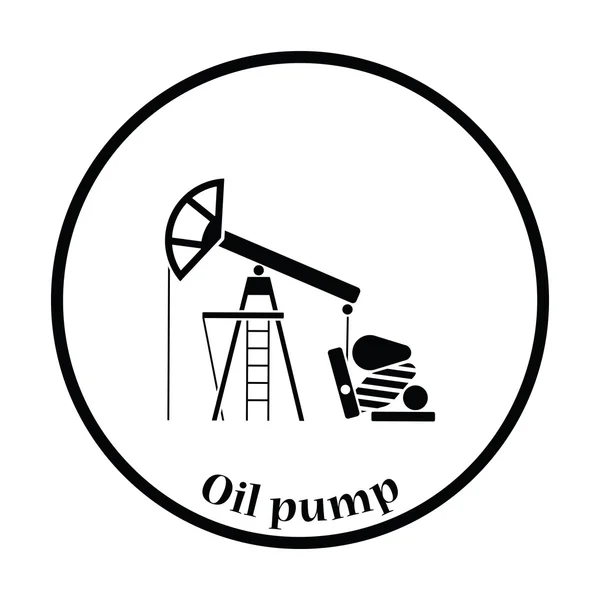 Ícone da bomba de óleo —  Vetores de Stock