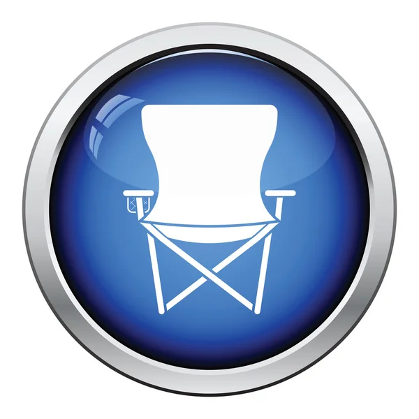 Ikona połowów Krzesło składane — Wektor stockowy