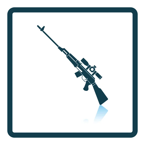 Sniper geweer pictogram — Stockvector