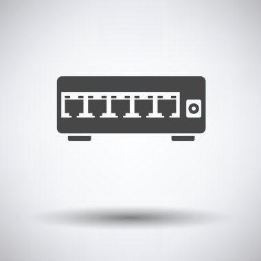 Ethernet switch icon clipart