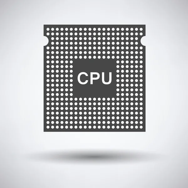 Illustrazione icona CPU . — Vettoriale Stock