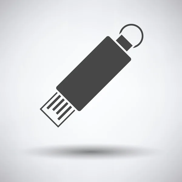 Illustration d'icône flash USB . — Image vectorielle