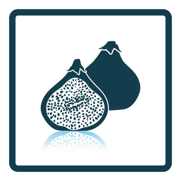Icône de Figue illustration de fruit . — Image vectorielle