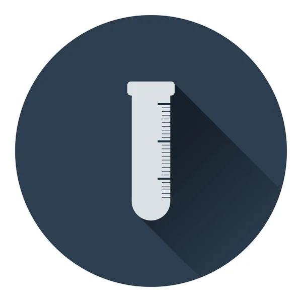 Icono de vaso de precipitados química — Archivo Imágenes Vectoriales