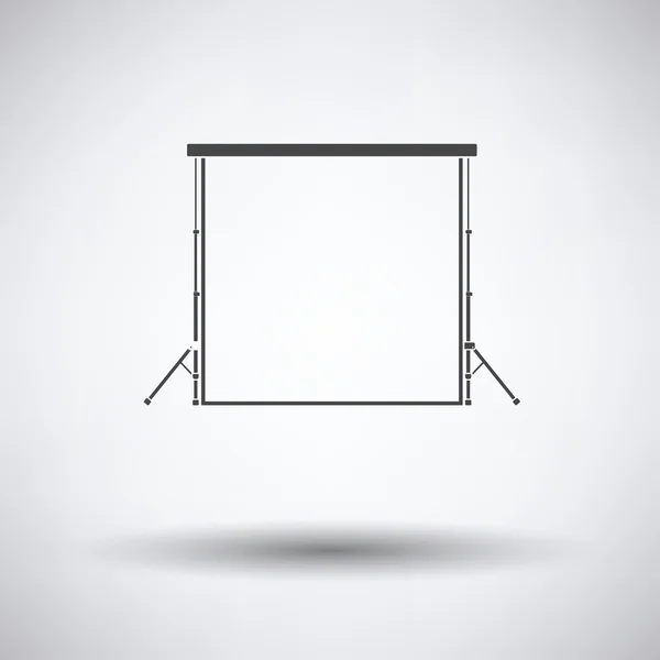 Ikone des Foto-Hintergrunds im Studio — Stockvektor
