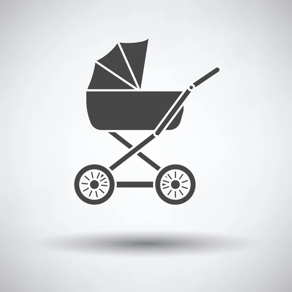 Pram pictogram illustratie. — Stockvector