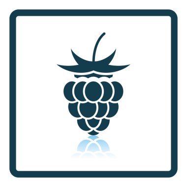 Ahududu illüstrasyon simge.