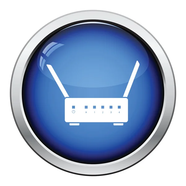 Ilustração do ícone do roteador Wi-Fi . —  Vetores de Stock