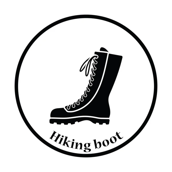 Hiking boot icon — Stock Vector