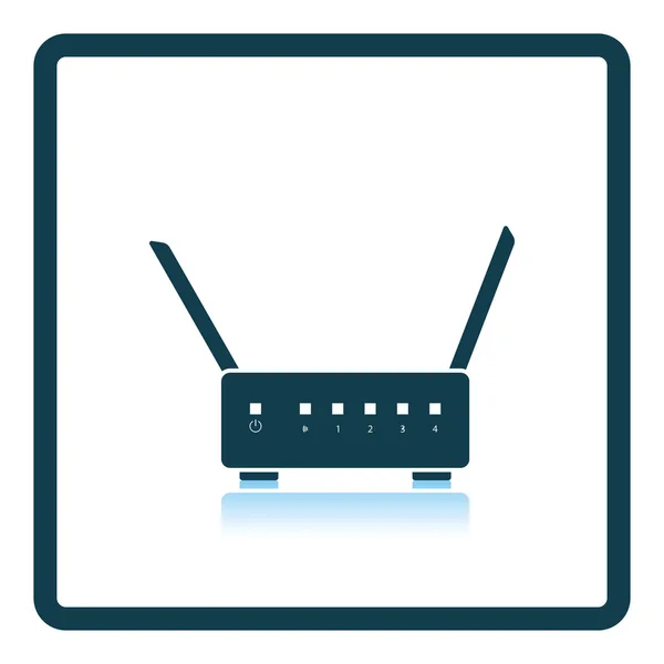 Icono del router Wi-Fi — Vector de stock