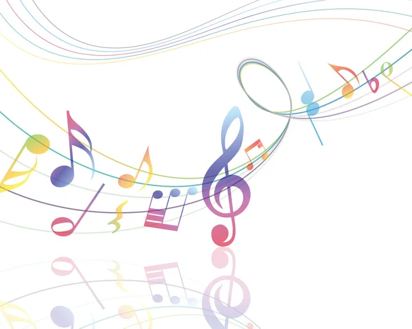 Musical Design Elements From Music — Stock Vector