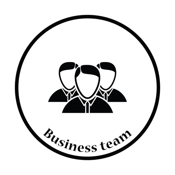 Business team icon — Stock Vector