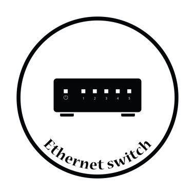 Ethernet anahtarı simge tasarlamak