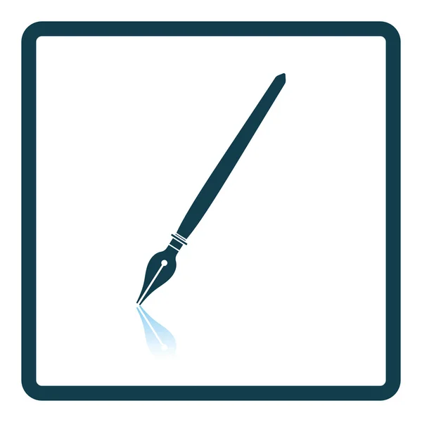 Stilografica icona della penna — Vettoriale Stock