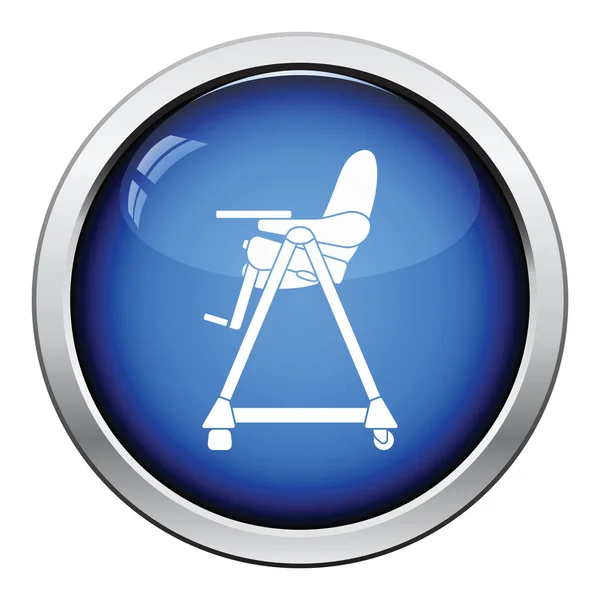 Ikona krzesełko dla dzieci — Wektor stockowy