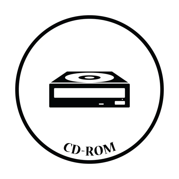 Cd-Rom アイコン イラスト — ストックベクタ