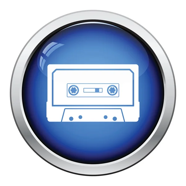 Icono de casete de audio — Vector de stock