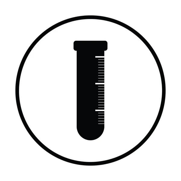 Icono de vaso de precipitados química — Vector de stock