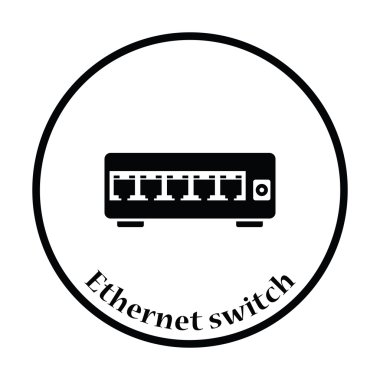 Ethernet anahtarı simgesini 