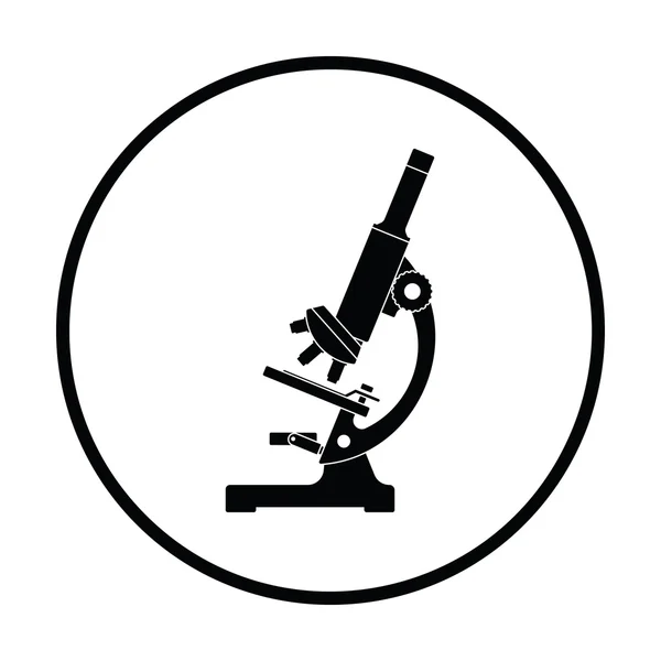 Icon of chemistry microscope — Stock Vector