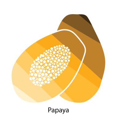 Papaya simge tasarlamak.