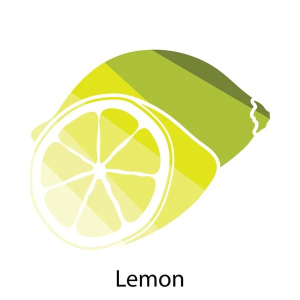 Illustration icône citrons . — Image vectorielle