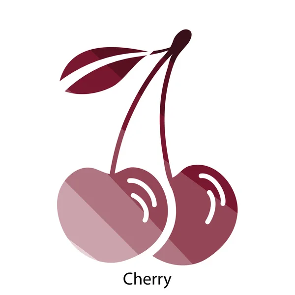Cherries icon  illustration. — Stock Vector