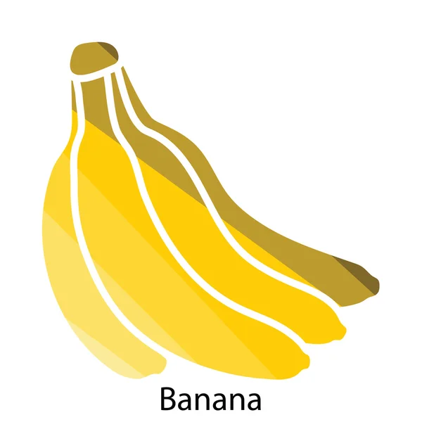 Ilustração do ícone das bananas . — Vetor de Stock