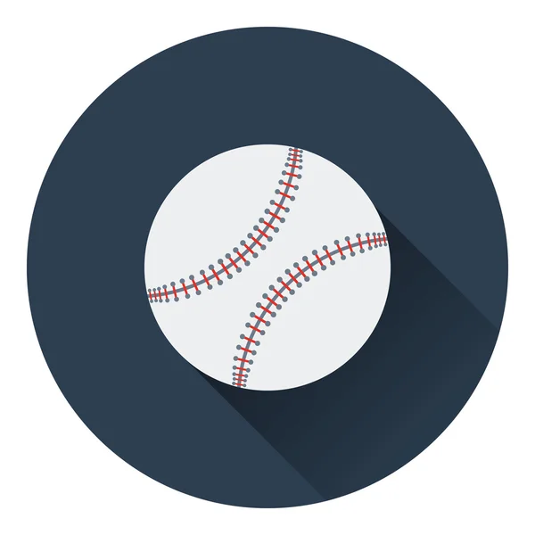 Icono pelota de béisbol — Archivo Imágenes Vectoriales