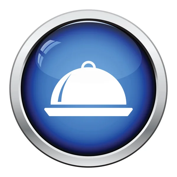 Restaurace cloche ikona — Stockový vektor