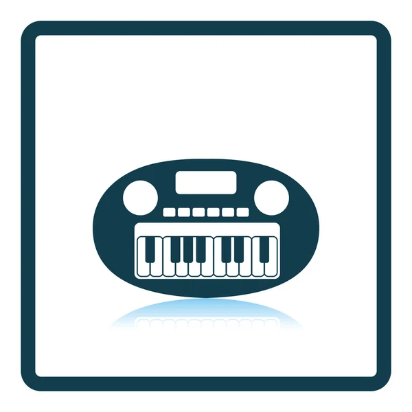 Synthesizer oyuncak simgesi — Stok Vektör