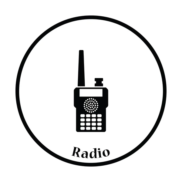 Icône radio portable — Image vectorielle