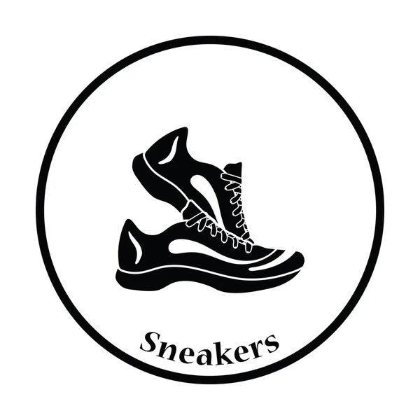 Icono de Fitness zapatillas — Vector de stock