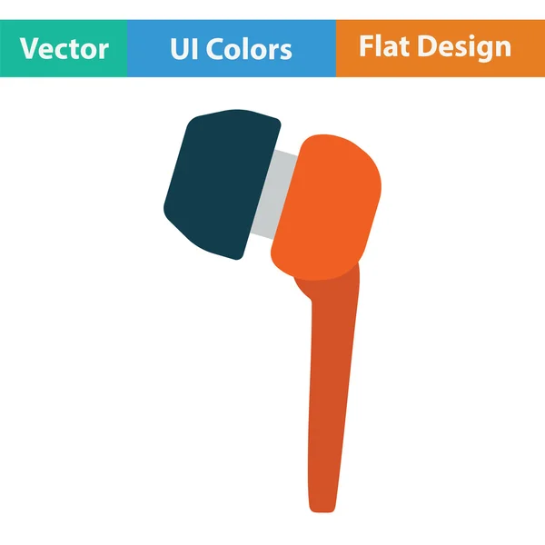 Hoofdtelefoon pictogram illustratie. — Stockvector