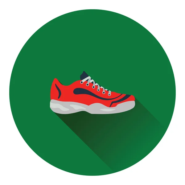 Tennis sneaker ikonen — Stock vektor