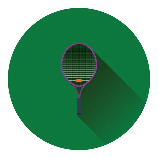 Tennis racket pictogram — Stockvector