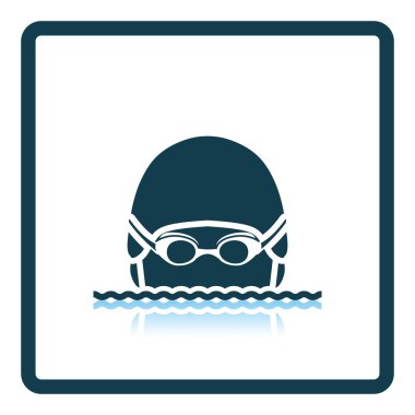 Adam baş Yüzme simgesi 