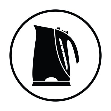 Mutfak elektrikli su ısıtıcısı simgesi