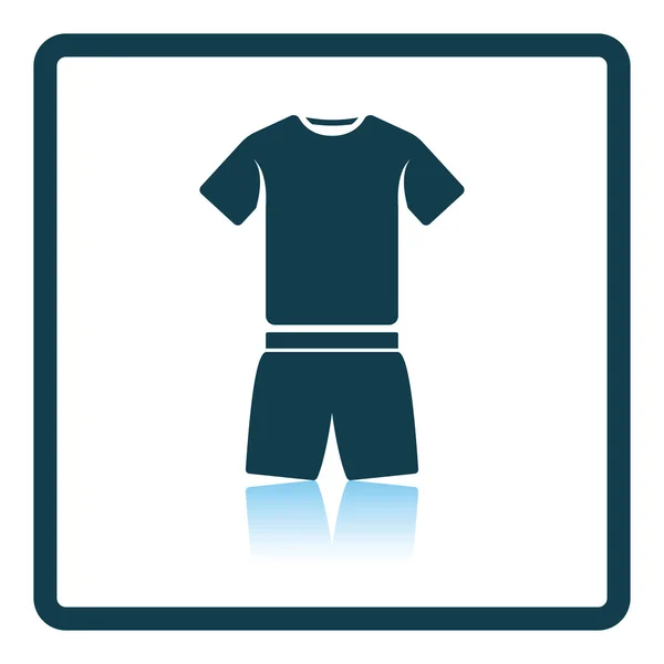 Ikona Fitness uniformy — Stockový vektor