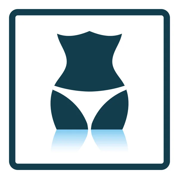 Symbol für schlanke Taille — Stockvektor
