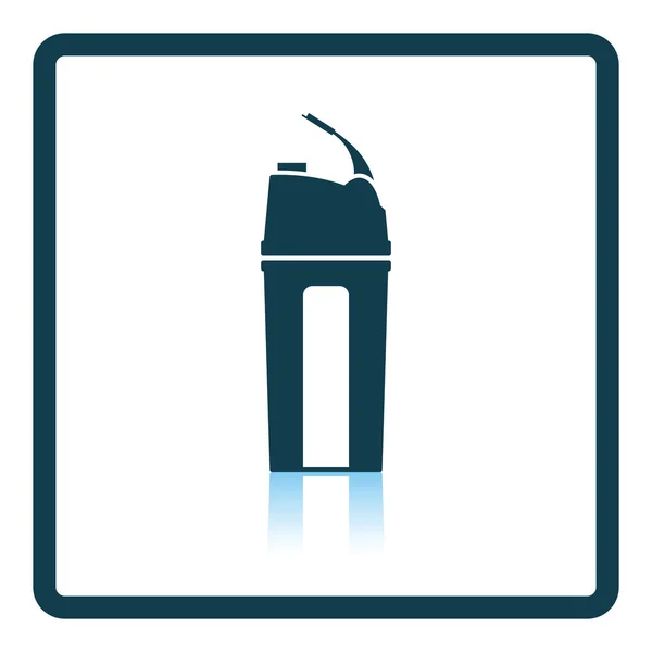 Icono de botella de fitness — Vector de stock