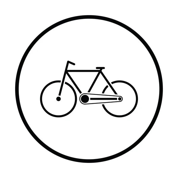 Ecologische fiets pictogram — Stockvector