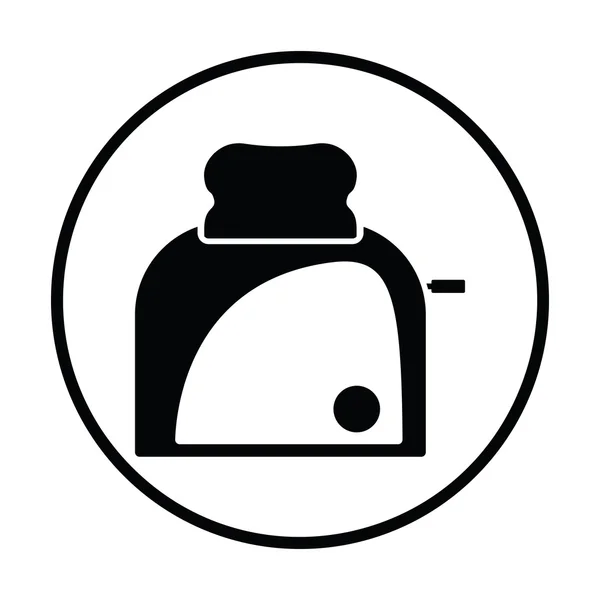 Cocina tostadora icono — Archivo Imágenes Vectoriales