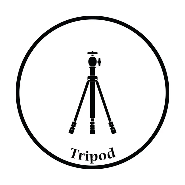 Ікона з фото триноги — стоковий вектор