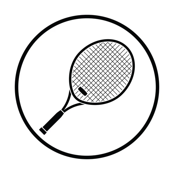 Tennis racket pictogram — Stockvector