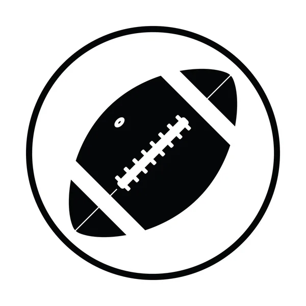 American football ball icon — Stock Vector