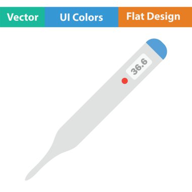 tıbbi termometre simgesi