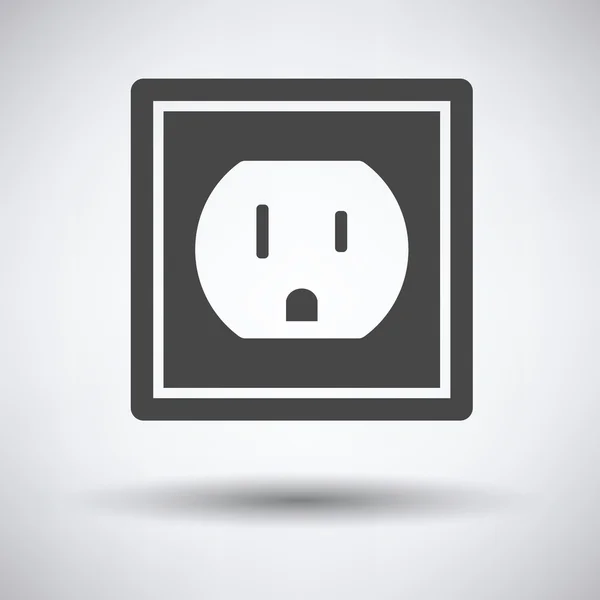 Icono de toma eléctrica — Vector de stock