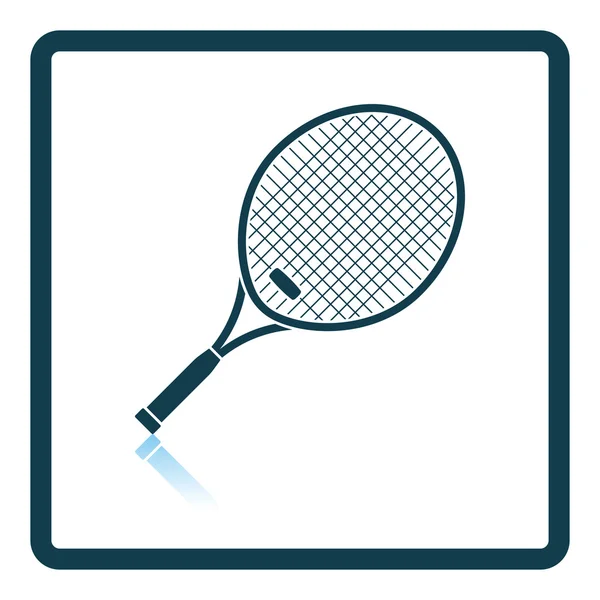 Ícone de raquete de tênis — Vetor de Stock